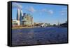 View of Puerto Madero, City of Buenos Aires, Buenos Aires Province, Argentina, South America-Karol Kozlowski-Framed Stretched Canvas