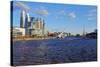 View of Puerto Madero, City of Buenos Aires, Buenos Aires Province, Argentina, South America-Karol Kozlowski-Stretched Canvas