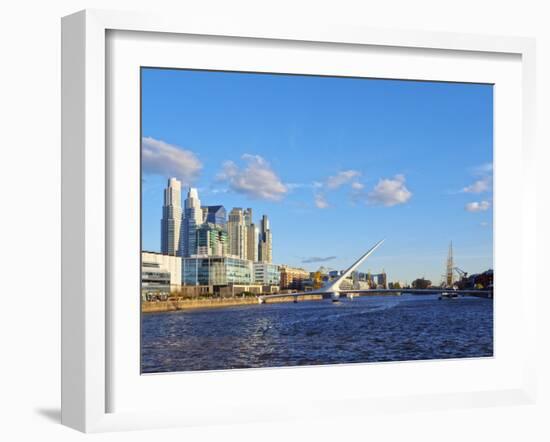 View of Puerto Madero, City of Buenos  Aires, Buenos Aires Province, Argentina, South America-Karol Kozlowski-Framed Photographic Print