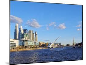 View of Puerto Madero, City of Buenos  Aires, Buenos Aires Province, Argentina, South America-Karol Kozlowski-Mounted Photographic Print