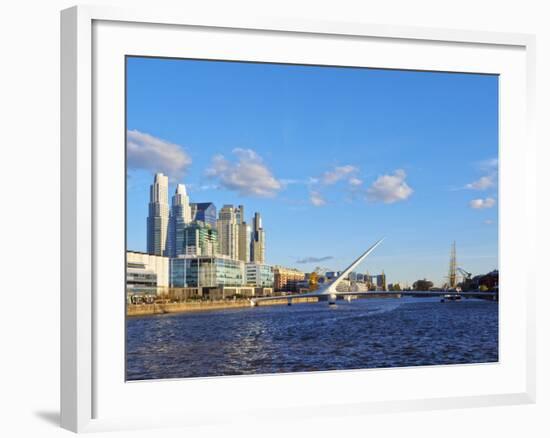 View of Puerto Madero, City of Buenos  Aires, Buenos Aires Province, Argentina, South America-Karol Kozlowski-Framed Photographic Print