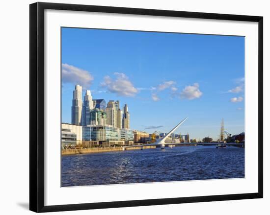 View of Puerto Madero, City of Buenos  Aires, Buenos Aires Province, Argentina, South America-Karol Kozlowski-Framed Photographic Print