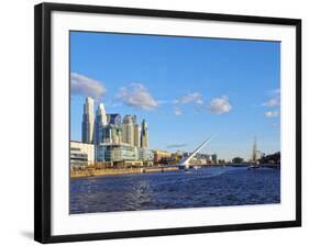 View of Puerto Madero, City of Buenos  Aires, Buenos Aires Province, Argentina, South America-Karol Kozlowski-Framed Photographic Print