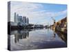 View of Puerto Madero, City of Buenos Aires, Buenos Aires Province, Argentina, South America-Karol Kozlowski-Stretched Canvas