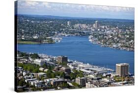View of Puget Sound from Space Needle-Nosnibor137-Stretched Canvas