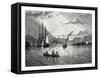 View of Punta Arenas, Costa Rica, 1877-null-Framed Stretched Canvas