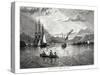 View of Punta Arenas, Costa Rica, 1877-null-Stretched Canvas