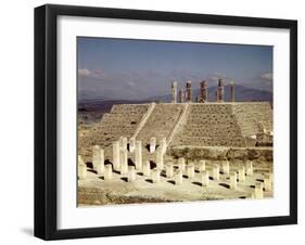 View of Pyramid B, Pre-Columbian-null-Framed Giclee Print