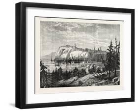 View of Quebec, Canada, 1870S-null-Framed Giclee Print