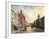 View of Queen Street, Auckland-Jacques Carabain-Framed Giclee Print