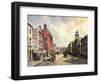 View of Queen Street, Auckland-Jacques Carabain-Framed Giclee Print