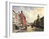 View of Queen Street, Auckland-Jacques Carabain-Framed Giclee Print