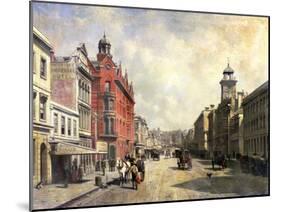 View of Queen Street, Auckland-Jacques Carabain-Mounted Giclee Print