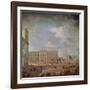 View of Quirinale and Piazza Di Monte Cavallo-Giovanni Paolo Pannini-Framed Giclee Print