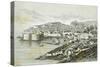 View of Ragusa, Modern Day Dubrovnik from the Universal Geography by Elisee Reclus, Croatia-null-Stretched Canvas