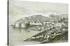 View of Ragusa, Modern Day Dubrovnik from the Universal Geography by Elisee Reclus, Croatia-null-Stretched Canvas