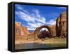 View of Rainbow Bridge, Lake Powell, Utah, USA-Stefano Amantini-Framed Stretched Canvas