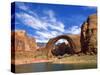 View of Rainbow Bridge, Lake Powell, Utah, USA-Stefano Amantini-Stretched Canvas