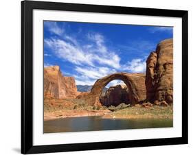 View of Rainbow Bridge, Lake Powell, Utah, USA-Stefano Amantini-Framed Photographic Print