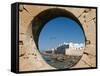 View of Ramparts of Old City, UNESCO World Heritage Site, Essaouira, Morocco, North Africa, Africa-Nico Tondini-Framed Stretched Canvas