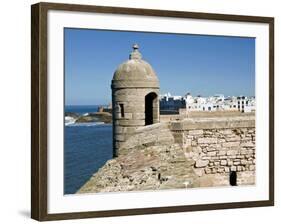 View of Ramparts of Old City, UNESCO World Heritage Site, Essaouira, Morocco, North Africa, Africa-Nico Tondini-Framed Photographic Print