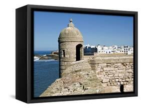 View of Ramparts of Old City, UNESCO World Heritage Site, Essaouira, Morocco, North Africa, Africa-Nico Tondini-Framed Stretched Canvas