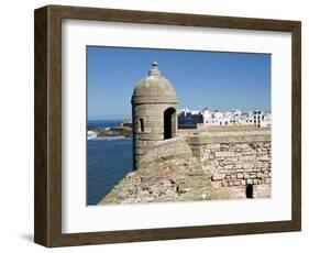 View of Ramparts of Old City, UNESCO World Heritage Site, Essaouira, Morocco, North Africa, Africa-Nico Tondini-Framed Photographic Print