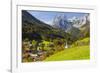 View of Ramsau in Autumn, Near Berchtesgaden, Bavaria, Germany, Europe-Miles Ertman-Framed Photographic Print