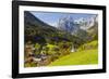 View of Ramsau in Autumn, Near Berchtesgaden, Bavaria, Germany, Europe-Miles Ertman-Framed Photographic Print