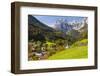 View of Ramsau in Autumn, Near Berchtesgaden, Bavaria, Germany, Europe-Miles Ertman-Framed Photographic Print