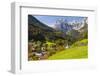 View of Ramsau in Autumn, Near Berchtesgaden, Bavaria, Germany, Europe-Miles Ertman-Framed Photographic Print