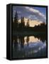 View of Reflecting Mountain in Bear River, High Uintas Wilderness, Utah, USA-Scott T. Smith-Framed Stretched Canvas