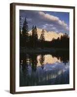 View of Reflecting Mountain in Bear River, High Uintas Wilderness, Utah, USA-Scott T. Smith-Framed Premium Photographic Print