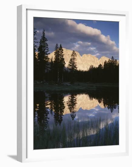 View of Reflecting Mountain in Bear River, High Uintas Wilderness, Utah, USA-Scott T. Smith-Framed Premium Photographic Print