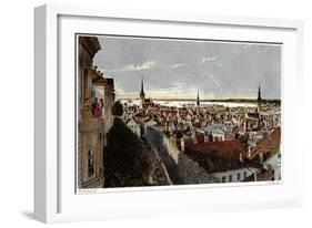 View of Reval, Ca 1855-Wilhelm Siegfried Stavenhagen-Framed Giclee Print