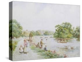 View of Richmond-on-Thames-Walter Duncan-Stretched Canvas