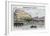 View of Rikitea, Gambier Islands-null-Framed Giclee Print