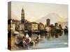 View of Riva Del Garda-Amedeo Modigliani-Stretched Canvas