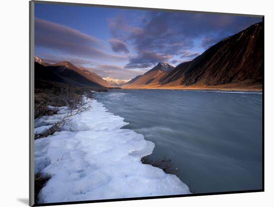 View of River and Landscape, Arctic National Wildlife Refuge, Alaska, USA-Art Wolfe-Mounted Photographic Print