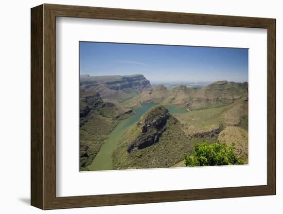 View of river canyon, Blyde River Canyon, Greater Drakensberg, Mpumalanga-Bob Gibbons-Framed Photographic Print