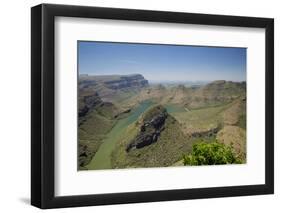 View of river canyon, Blyde River Canyon, Greater Drakensberg, Mpumalanga-Bob Gibbons-Framed Photographic Print