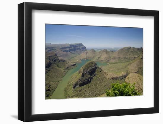 View of river canyon, Blyde River Canyon, Greater Drakensberg, Mpumalanga-Bob Gibbons-Framed Photographic Print