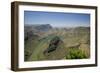 View of river canyon, Blyde River Canyon, Greater Drakensberg, Mpumalanga-Bob Gibbons-Framed Photographic Print