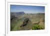 View of river canyon, Blyde River Canyon, Greater Drakensberg, Mpumalanga-Bob Gibbons-Framed Photographic Print