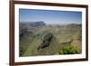 View of river canyon, Blyde River Canyon, Greater Drakensberg, Mpumalanga-Bob Gibbons-Framed Photographic Print