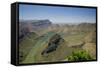 View of river canyon, Blyde River Canyon, Greater Drakensberg, Mpumalanga-Bob Gibbons-Framed Stretched Canvas