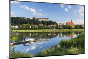 View of River Elbe and Pirna, Saxony, Germany-Ian Trower-Mounted Photographic Print