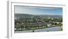 View of River Moselle and Trier, Rhineland-Palatinate, Germany, Europe-Ian Trower-Framed Photographic Print