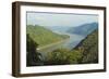 View of River Rhine Near Kestert, Rhineland-Palatinate, Germany, Europe-Jochen Schlenker-Framed Photographic Print