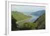 View of River Rhine Near Kestert, Rhineland-Palatinate, Germany, Europe-Jochen Schlenker-Framed Photographic Print